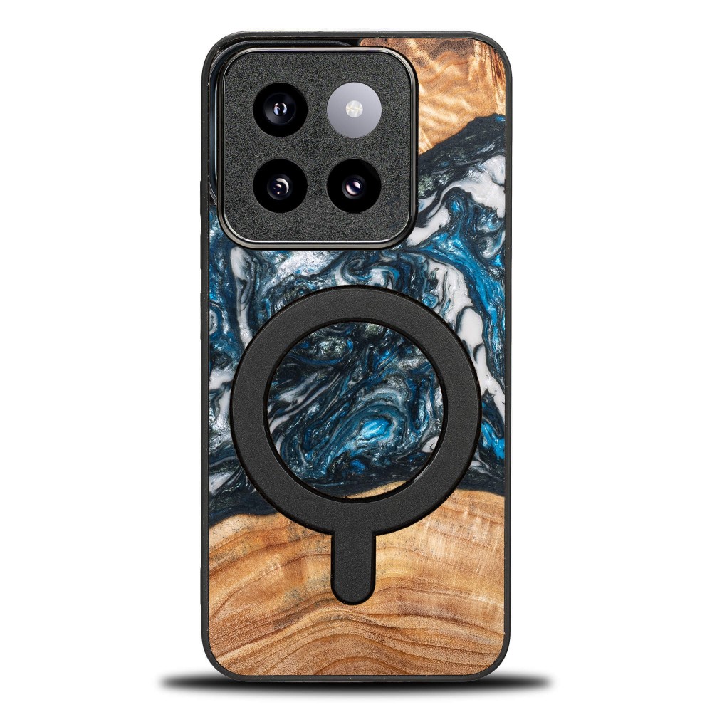 Bewood Resin Case for Xiaomi 14T - Planets - Earth with MagSafe