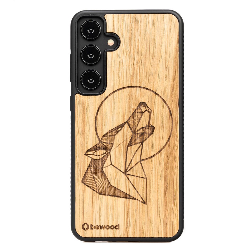 Samsung Galaxy S24 FE Wolf Oak Bewood Wood Case