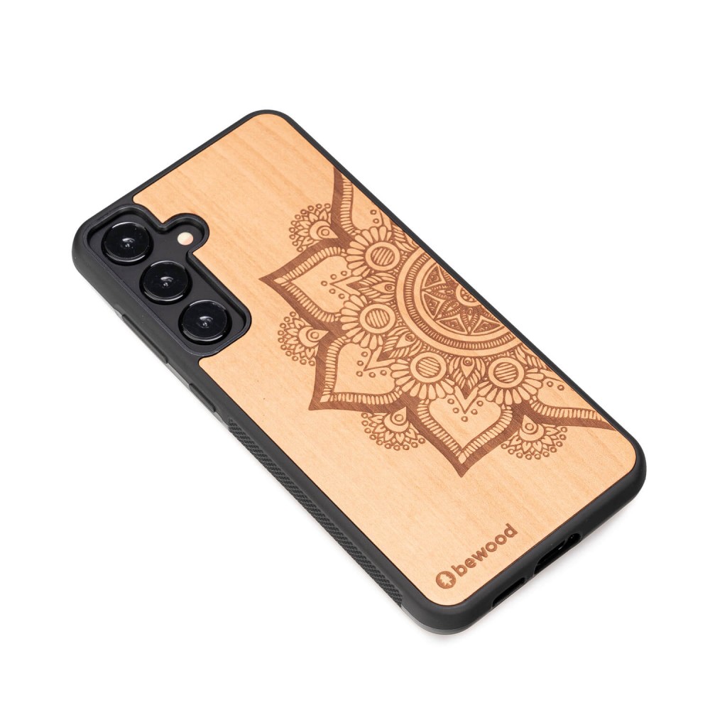 Drewniane Etui Bewood do Samsung Galaxy S24 FE 5G MANDALA JABŁOŃ