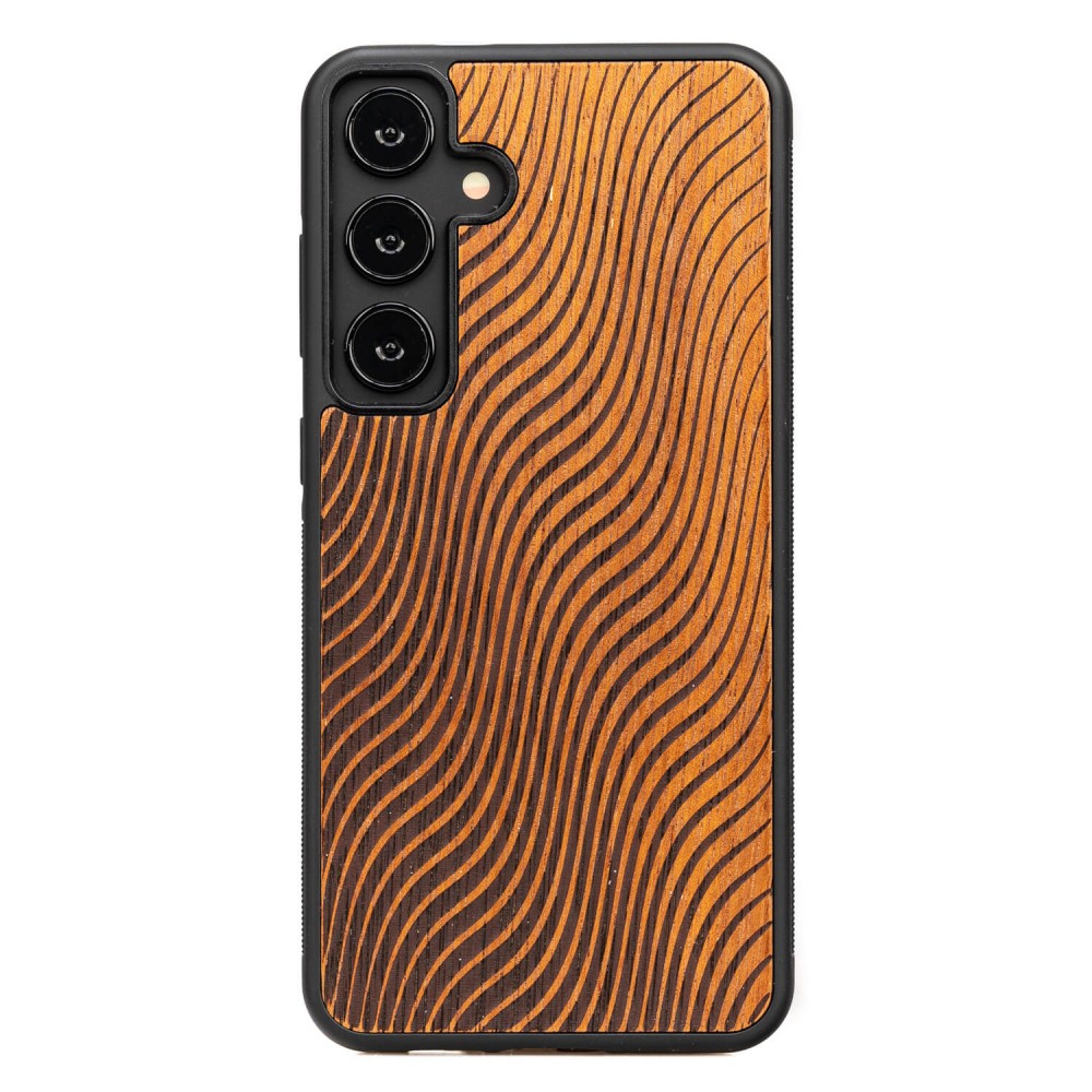 Samsung Galaxy S24 FE Waves Merbau Bewood Wood Case