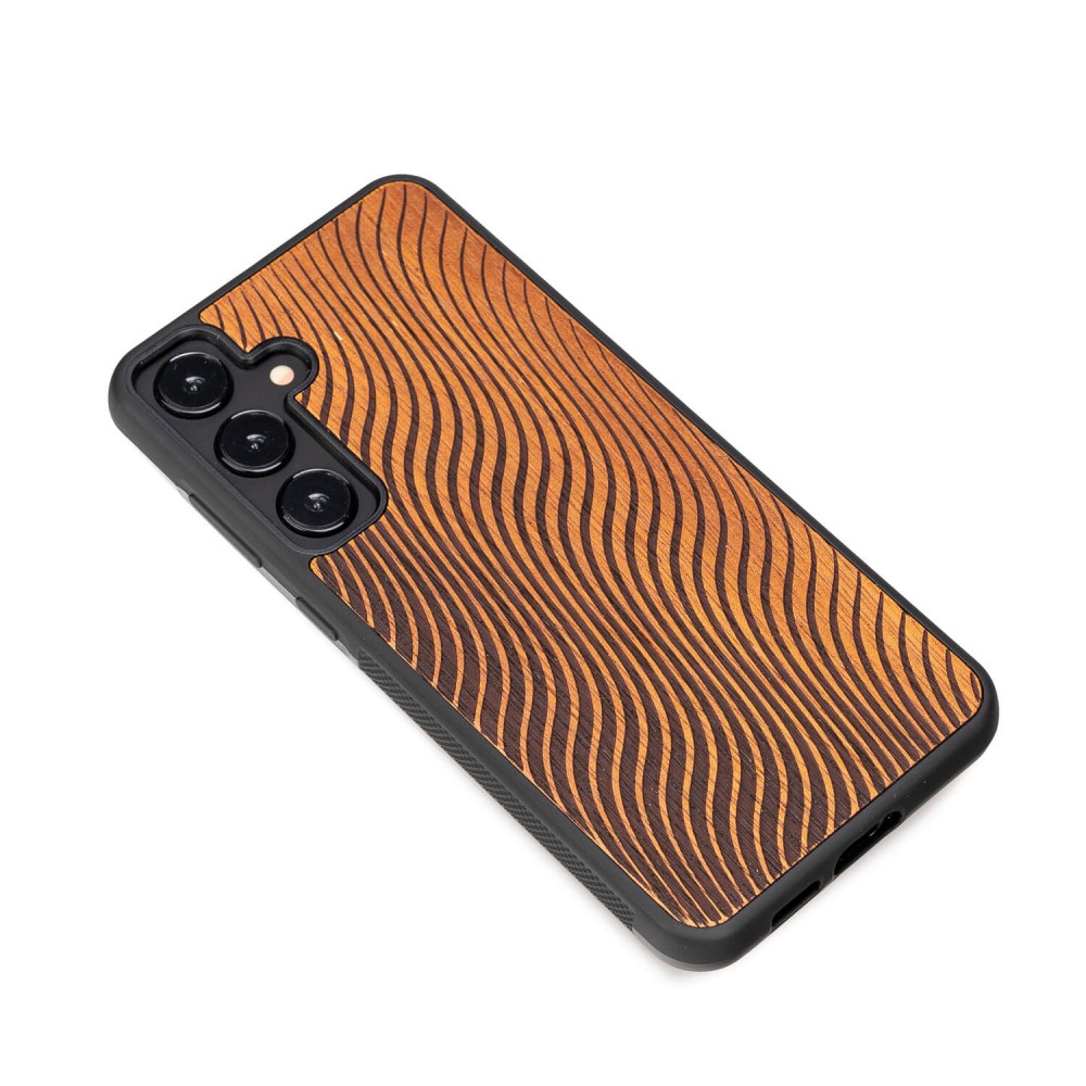 Samsung Galaxy S24 FE Waves Merbau Bewood Wood Case