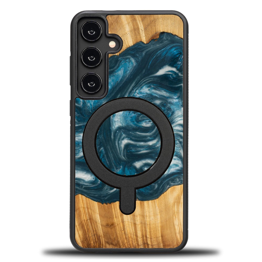 Bewood Resin Case for Samsung Galaxy S24 FE - 4 Elements - Air with MagSafe