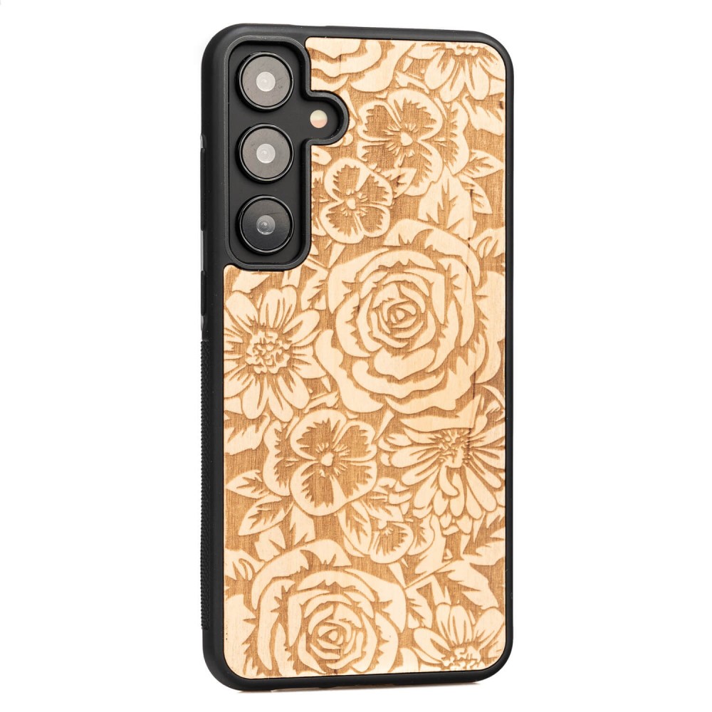 Samsung Galaxy A35 5G Roses Anigre Bewood Wood Case