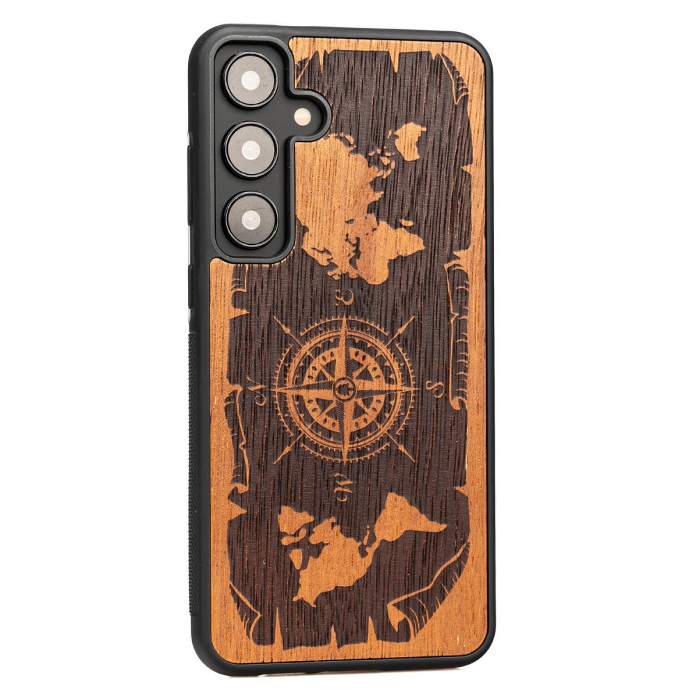 Samsung Galaxy A35 5G Compass Merbau Bewood Wood Case