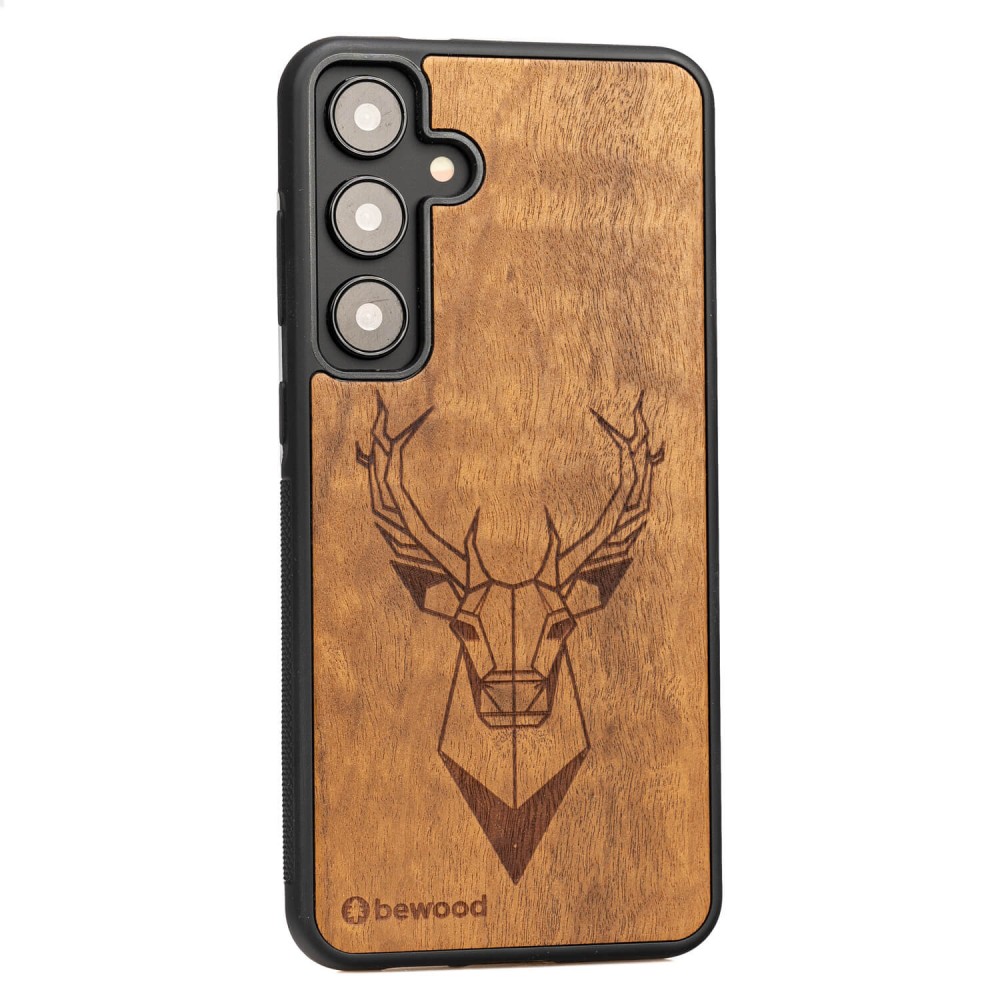 Samsung Galaxy A35 5G Deer Imbuia Bewood Wood Case