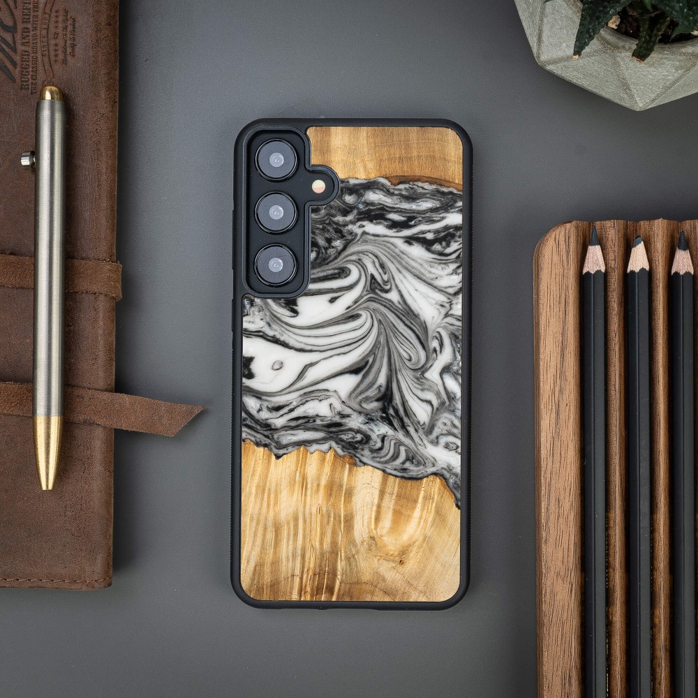 Bewood Resin Case for Samsung Galaxy A35 5G - 4 Elements - Earth