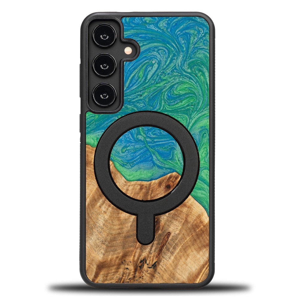 Bewood Resin Case for Samsung Galaxy A35 5G - Neons - Tokyo with MagSafe