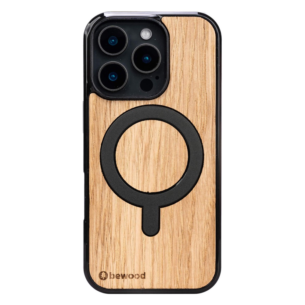 Drewniane Etui Bewood do iPhone 16 Pro DĄB z MagSafe