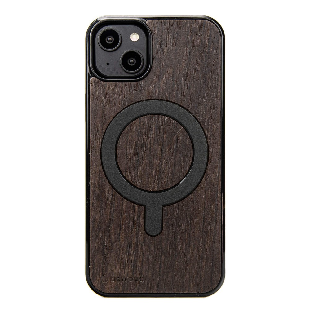 Drewniane Etui Bewood do iPhone 15 Plus DĄB WĘDZONY z MagSafe