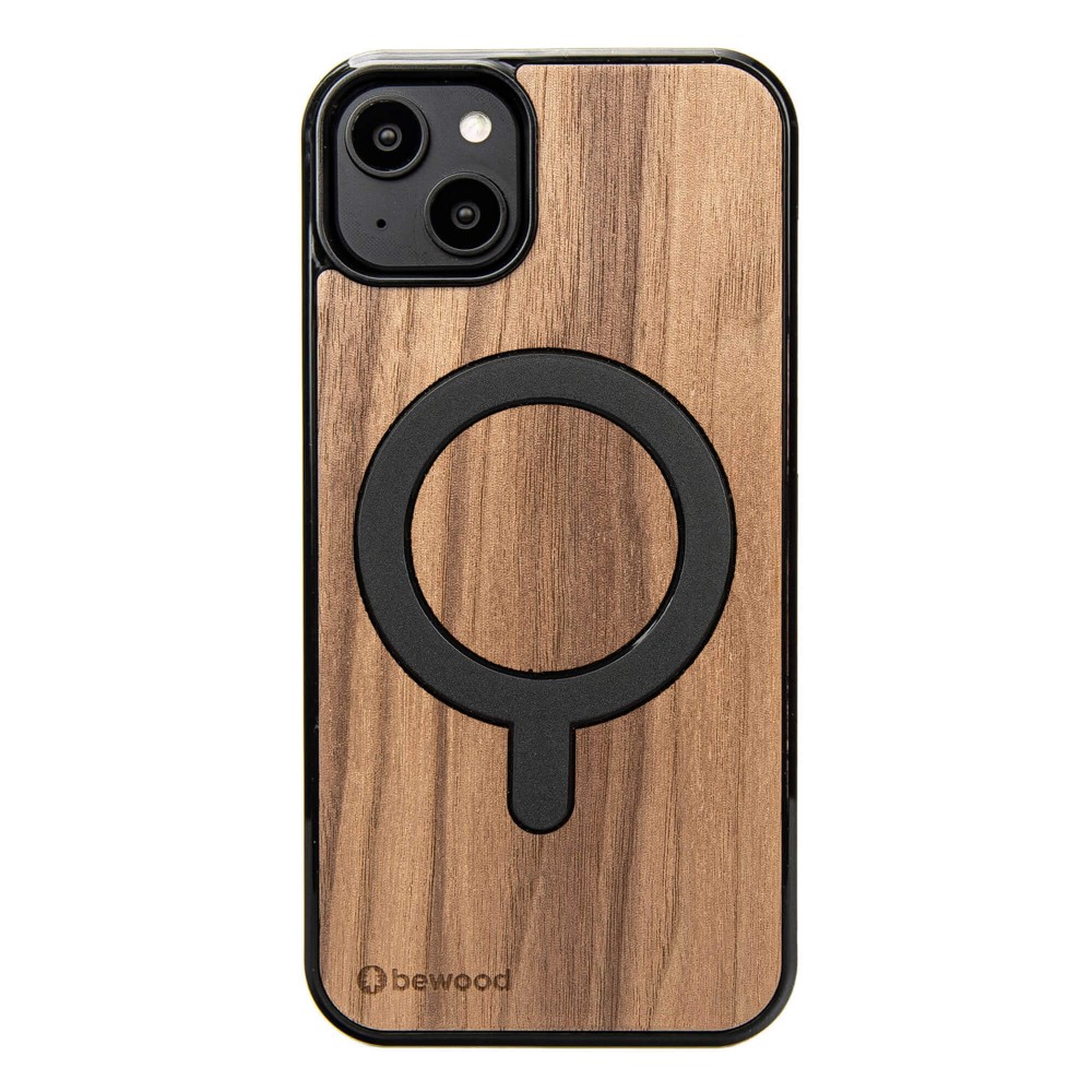 Apple iPhone 15 Plus American Walnut Bewood Wood Case with MagSafe