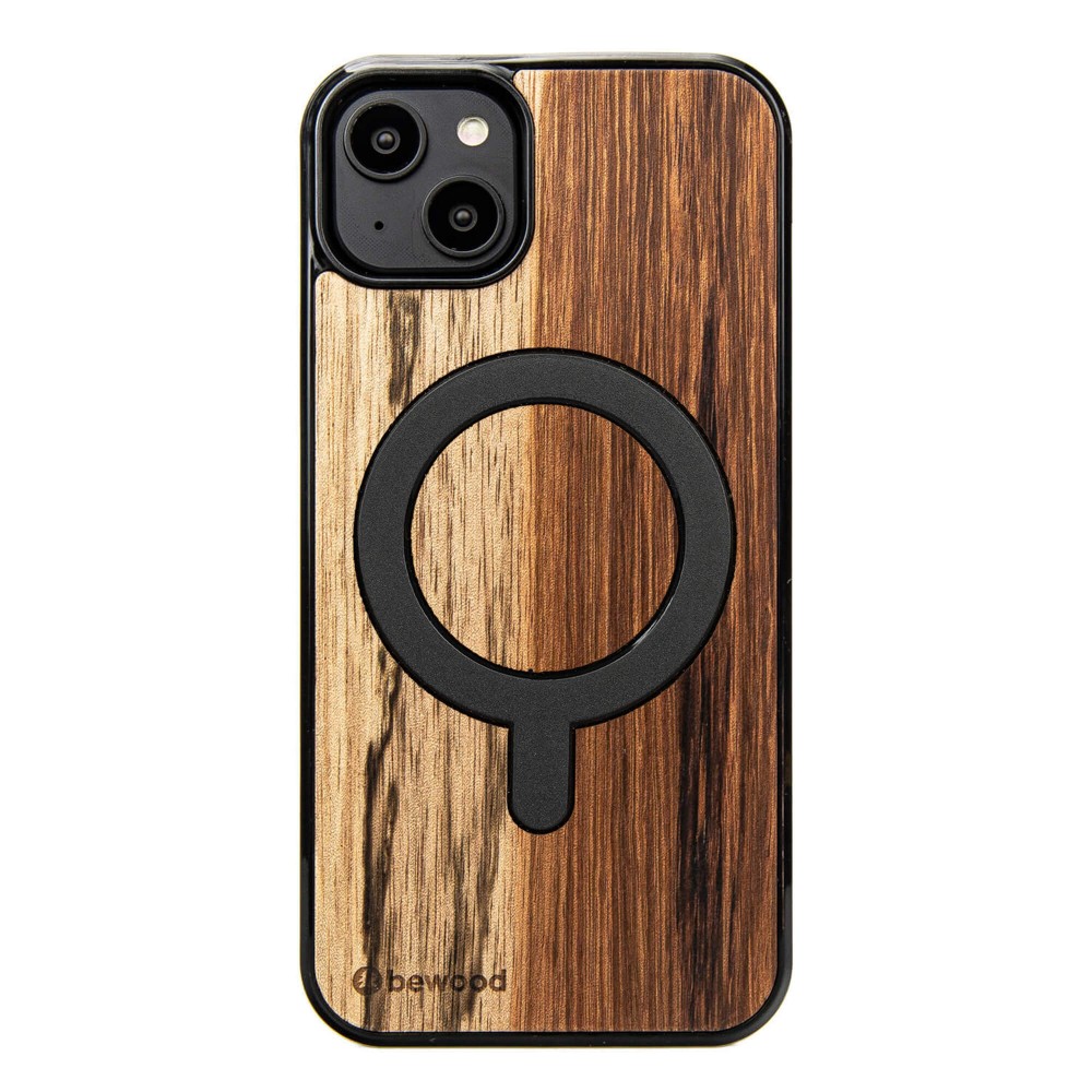 Apple iPhone 15 Plus Mango Bewood Wood Case with MagSafe