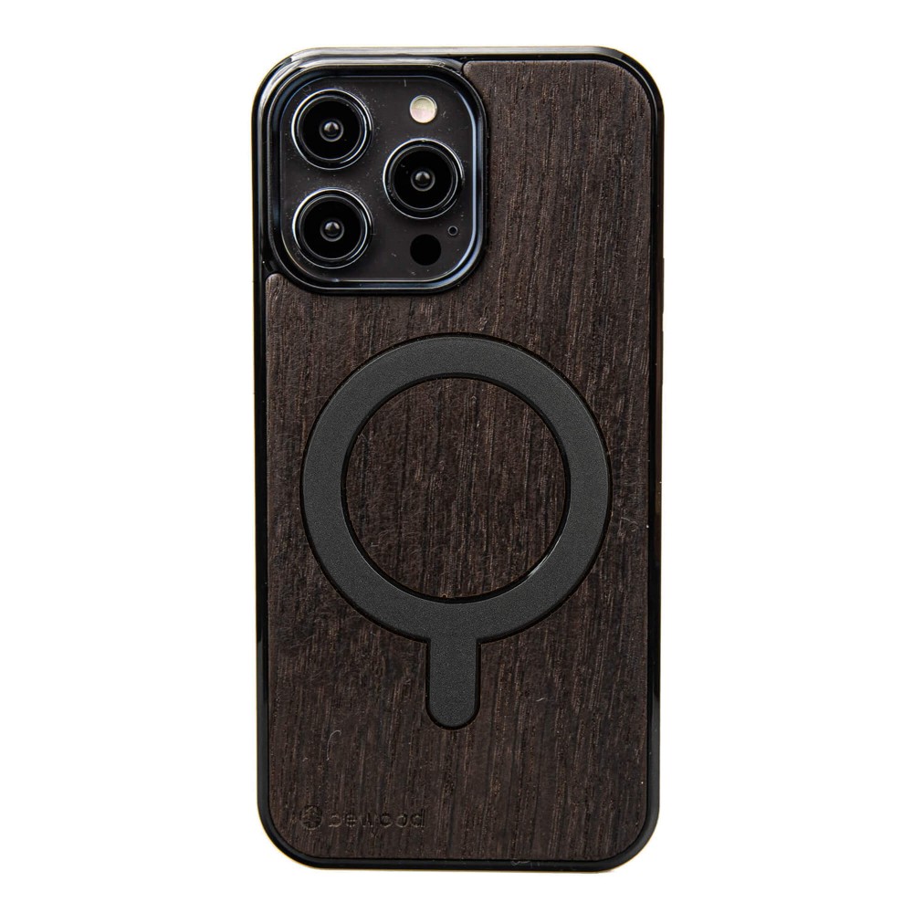 Drewniane Etui Bewood do iPhone 15 Pro Max DĄB WĘDZONY z MagSafe