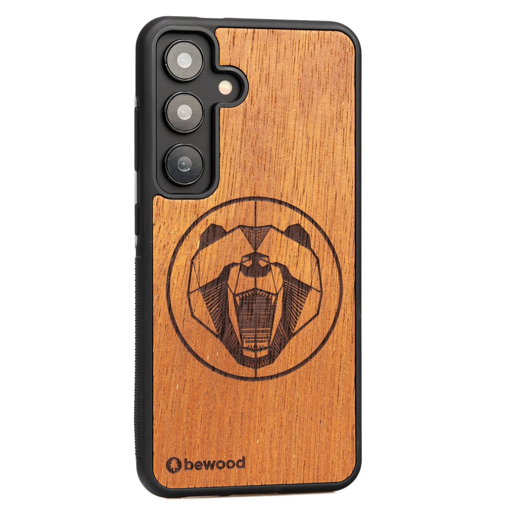 Samsung Galaxy S25 Bear Merbau Bewood Wood Case (2)