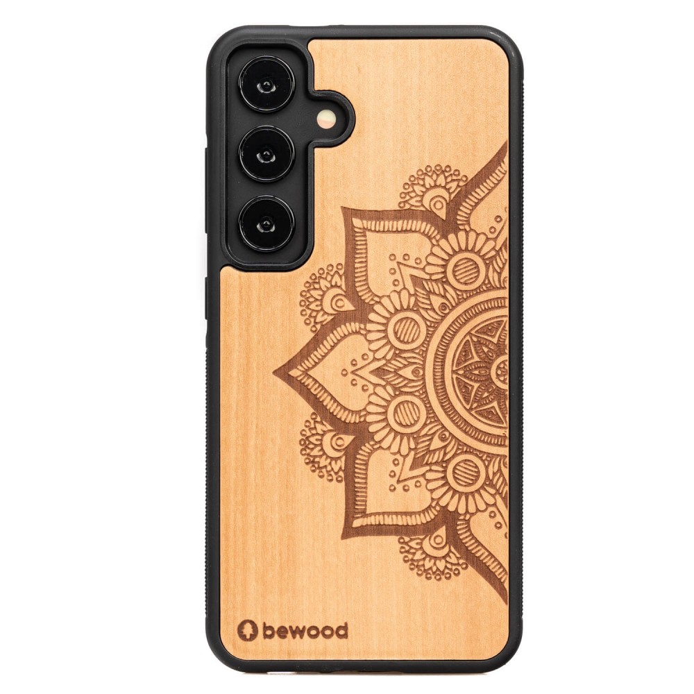 Samsung Galaxy S25 Mandala Apple Tree Bewood Wood Case (1)