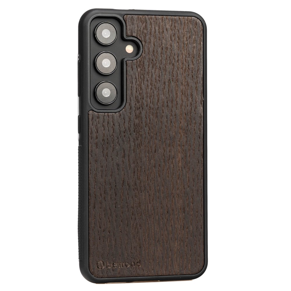 Drewniane Etui Bewood do Samsung Galaxy S25 DĄB WĘDZONY (2)