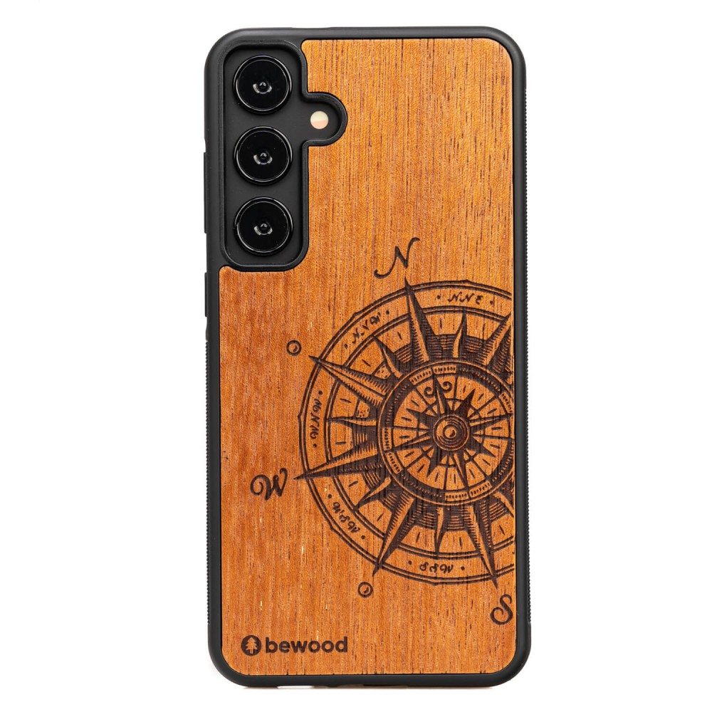Drewniane Etui Bewood do Samsung Galaxy S25 Plus TRAVELER MERBAU (1)