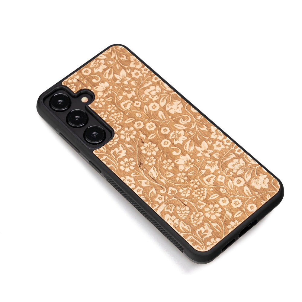 Drewniane Etui Bewood do Samsung Galaxy S25 Plus KWIATY POLNE ANIEGRE (3)