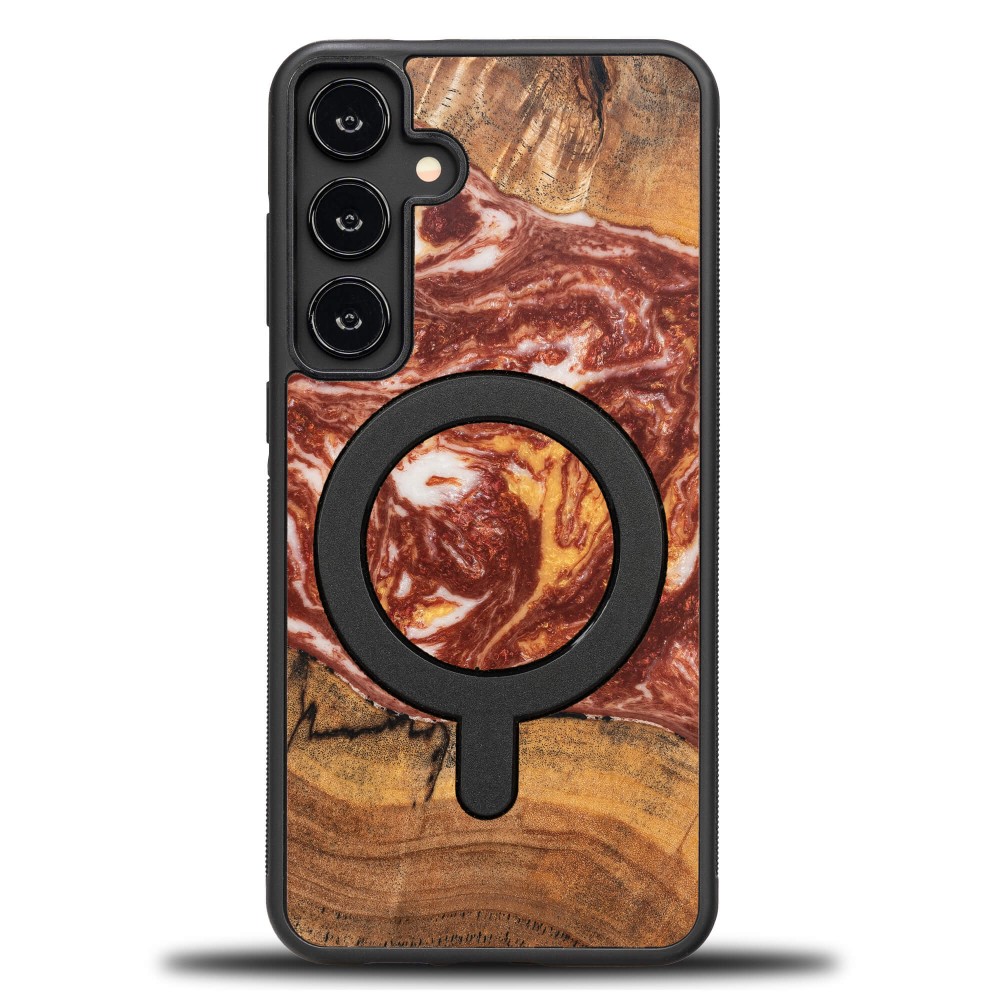 Etui Bewood Unique do Samsung Galaxy S25 Plus - Planets - Mars z MagSafe (1)