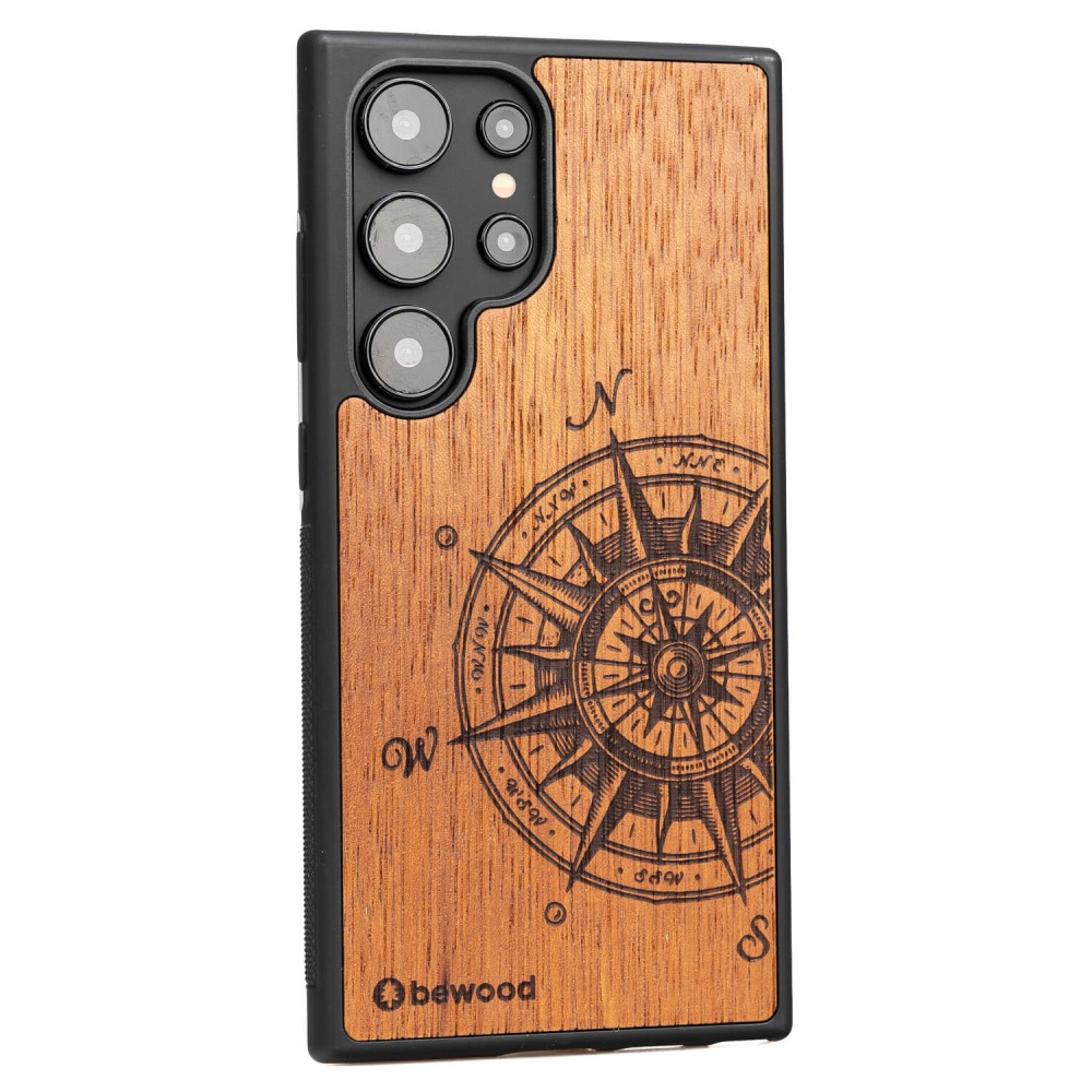 Drewniane Etui Bewood do Samsung Galaxy S25 Ultra TRAVELER MERBAU (2)