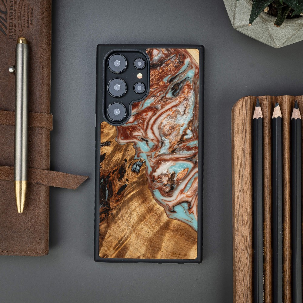 Etui Bewood Unique do Samsung Galaxy S25 Ultra - Planets - Jowisz (2)