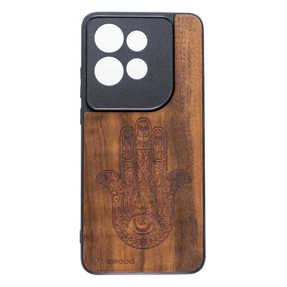 Drewniane Etui Bewood do Motorola Edge 50 Neo / 60 Neo HAMSA IMBUIA (1)
