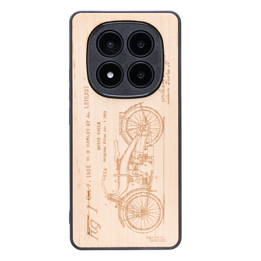 Drewniane Etui Bewood do Xiaomi Redmi Note 14 Pro 5G HARLEY PATENT ANIEGRE (1)