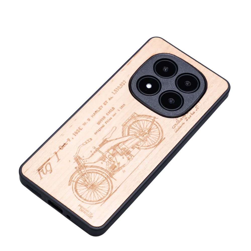Drewniane Etui Bewood do Xiaomi Redmi Note 14 Pro 5G HARLEY PATENT ANIEGRE (3)