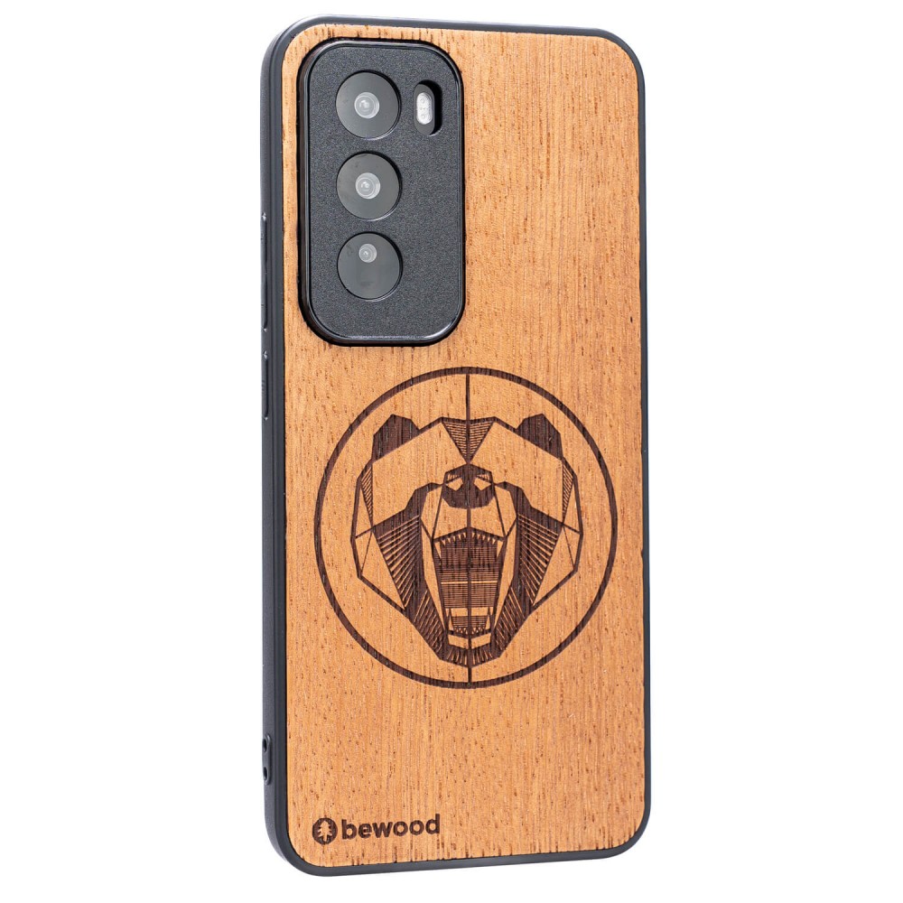 Oppo Reno 12 Pro 5G Bear Merbau Bewood Wood Case (2)