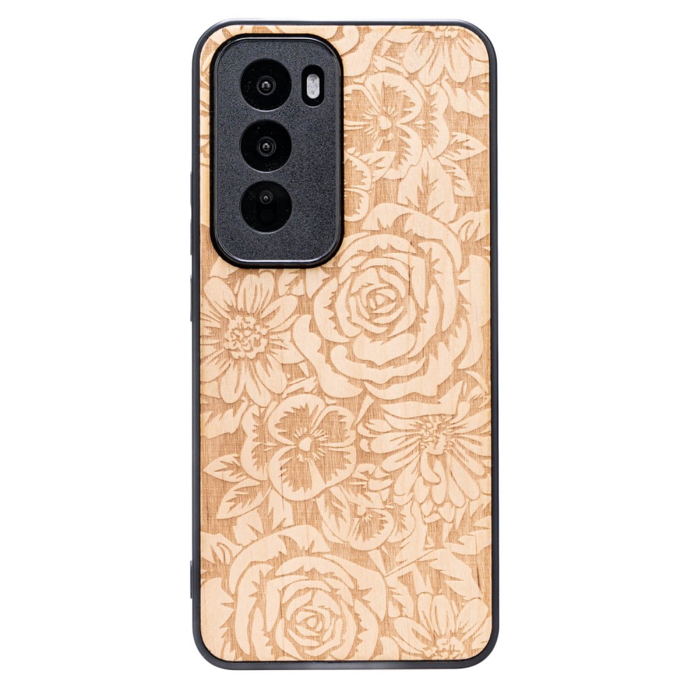 Oppo Reno 12 5G Roses Anigre Bewood Wood Case (1)