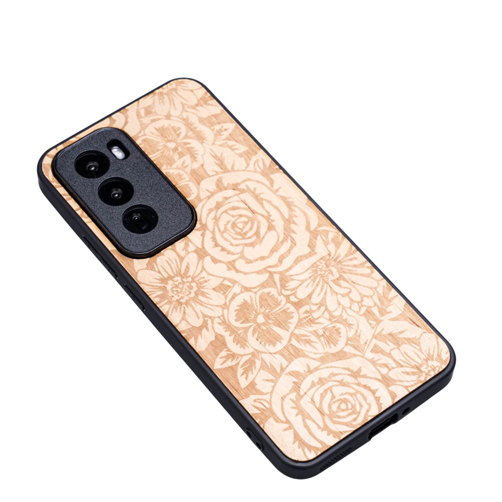 Oppo Reno 12 5G Roses Anigre Bewood Wood Case (3)