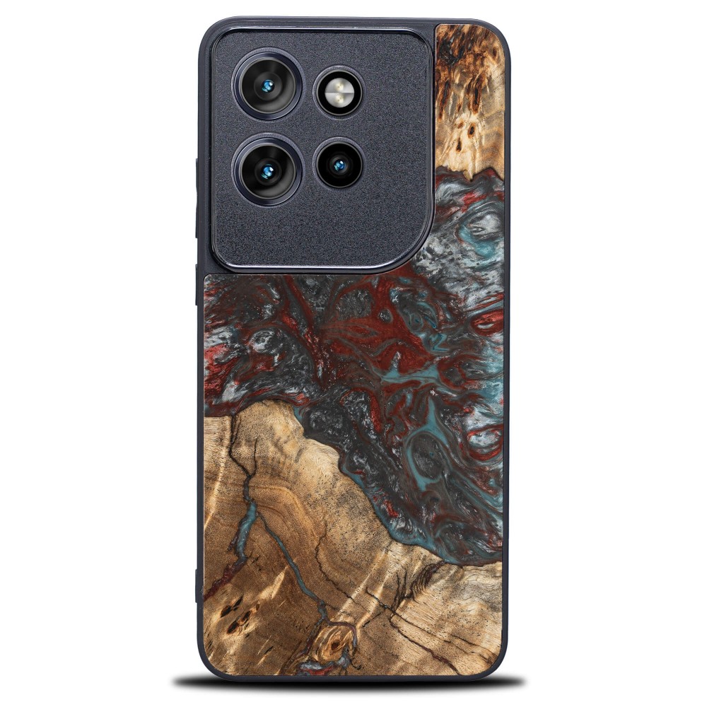 Bewood Resin Case for Motorola Edge 50 Neo - Planets - Pluto (1)