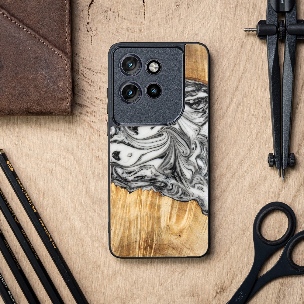 Bewood Resin Case for Motorola Edge 50 Neo - 4 Elements - Earth (2)