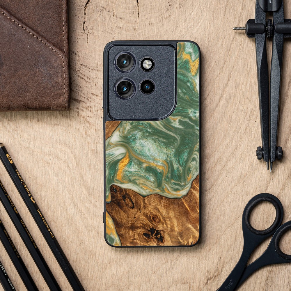 Bewood Resin Case for Motorola Edge 50 Neo - 4 Elements - Water (2)