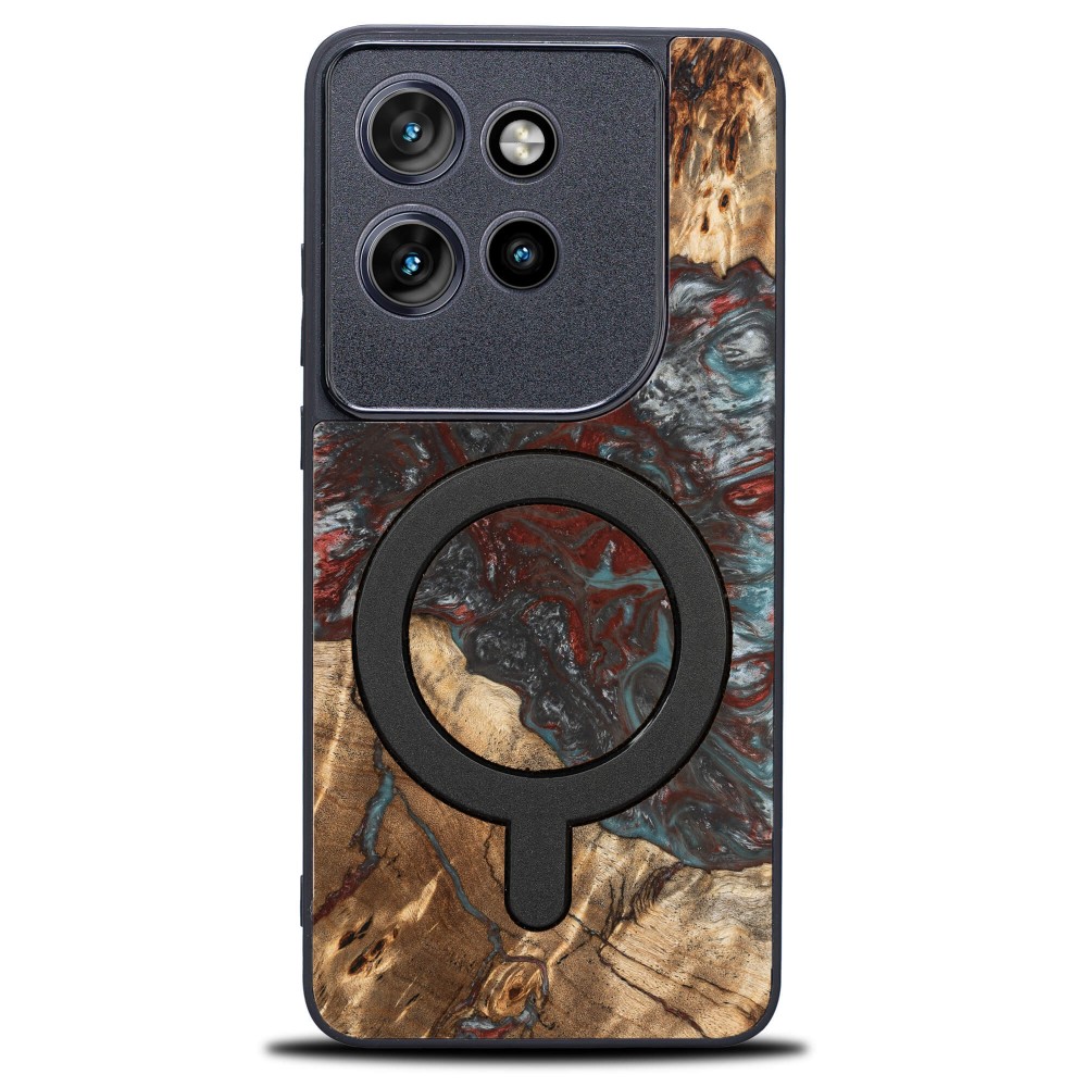 Etui Bewood Unique do Motorola Edge 50 Neo / 60 Neo - Planets - Pluton z MagSafe (1)
