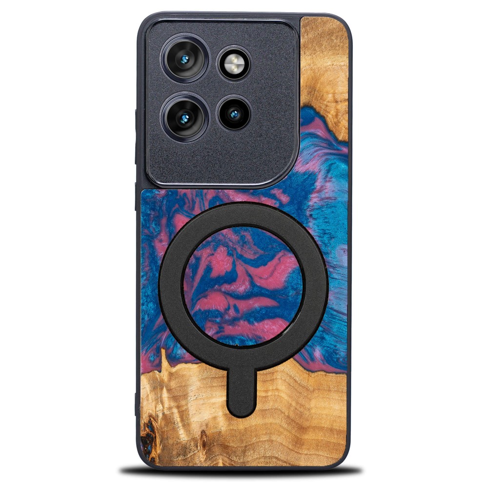 Bewood Resin Case for Motorola Edge 50 Neo - Neons - Vegas with MagSafe (1)