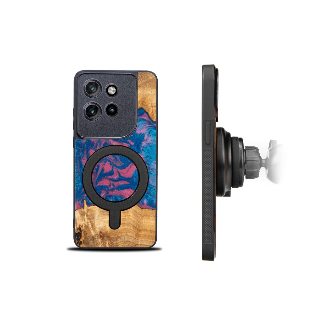 Bewood Resin Case for Motorola Edge 50 Neo - Neons - Vegas with MagSafe (2)