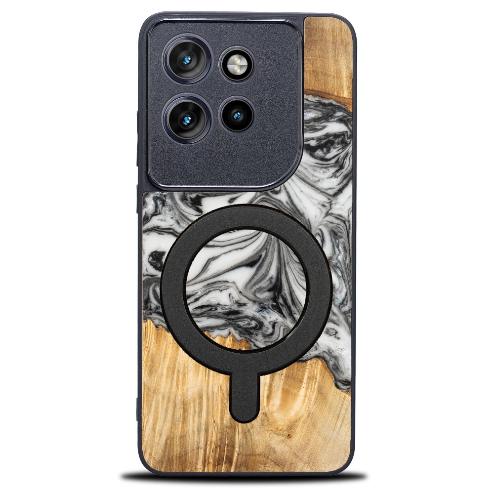 Bewood Resin Case for Motorola Edge 50 Neo - 4 Elements - Earth with MagSafe (1)