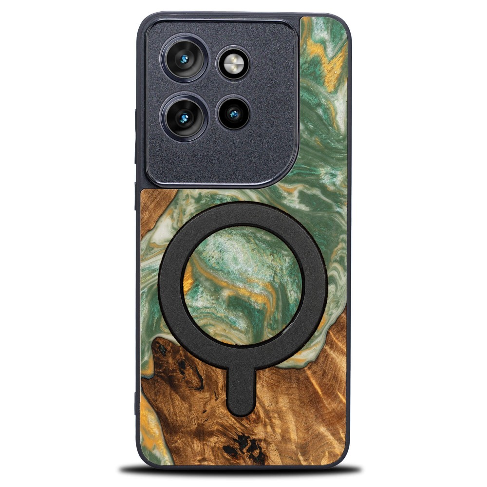 Bewood Resin Case for Motorola Edge 50 Neo - 4 Elements - Water with MagSafe (1)