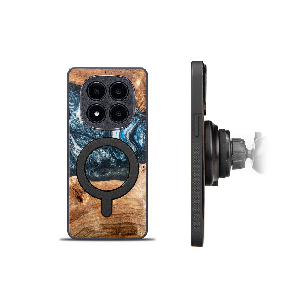Etui Bewood Unique do Xiaomi Redmi Note 14 Pro 5G - Planets - Ziemia z MagSafe (2)
