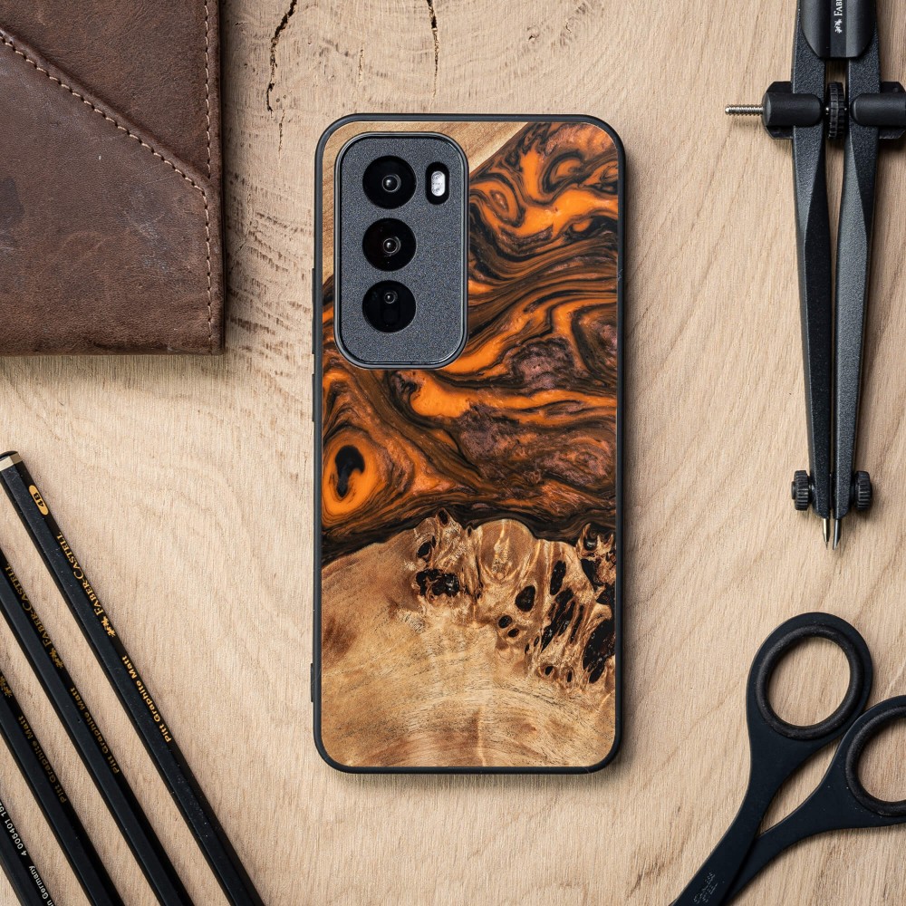 Bewood Resin Case for Oppo Reno 12 Pro 5G - Orange (2)
