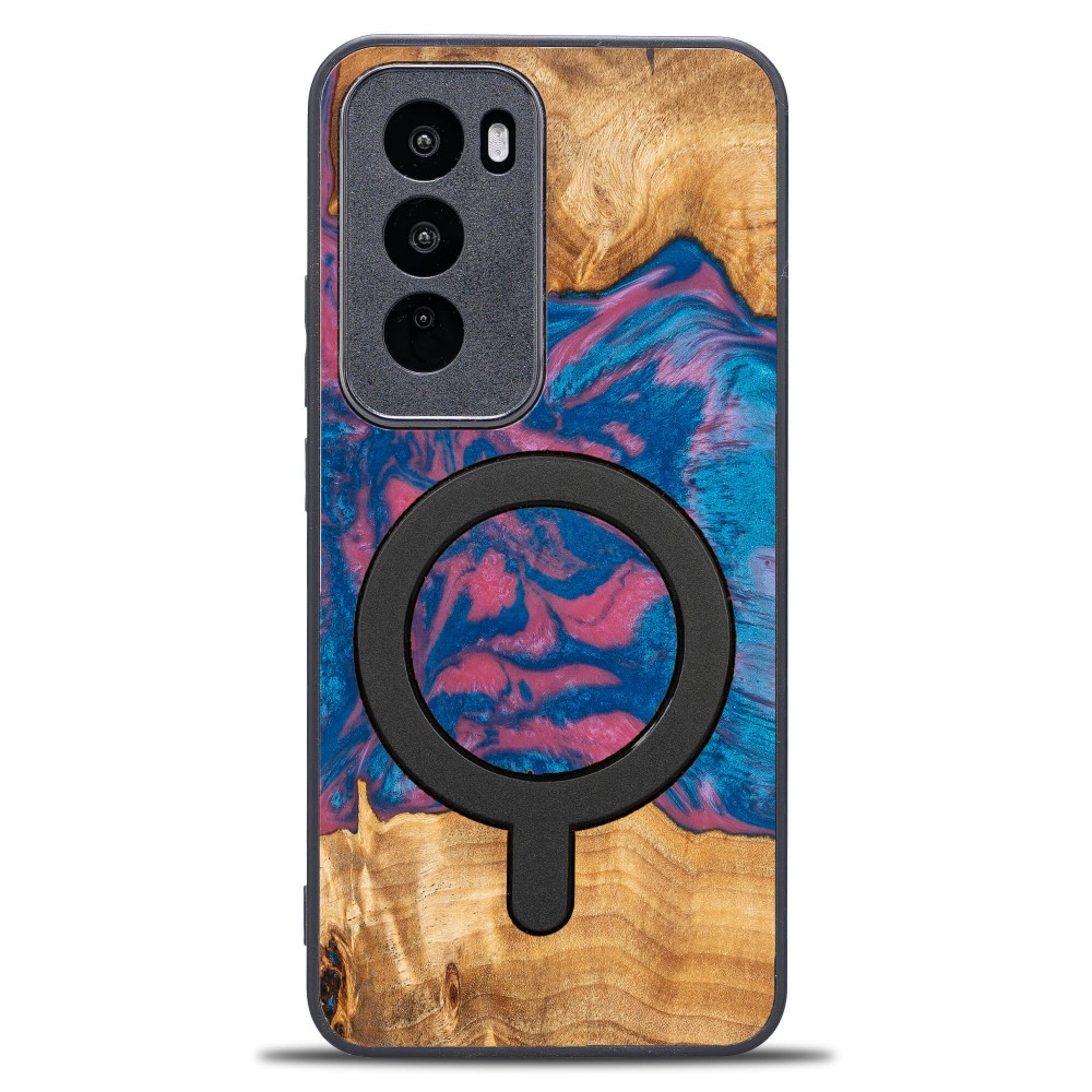 Bewood Resin Case for Oppo Reno 12 Pro 5G - Neons - Vegas with MagSafe (1)