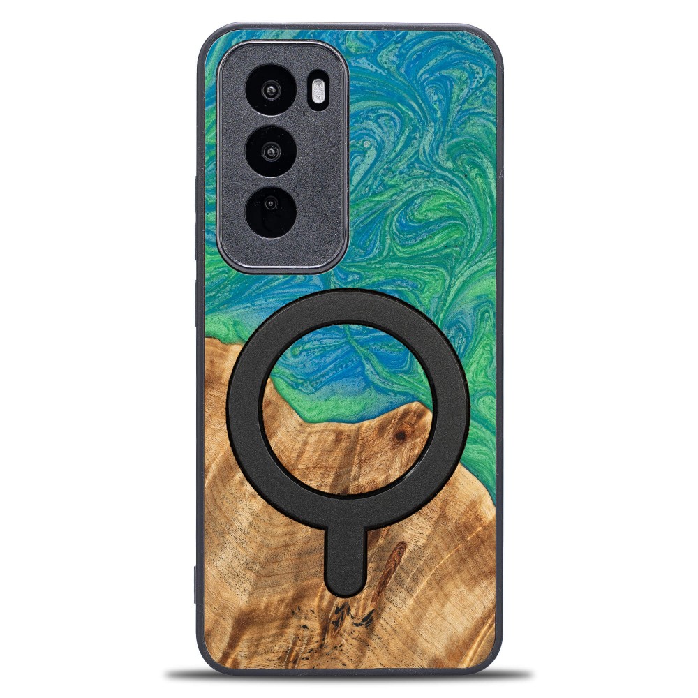 Bewood Resin Case for Oppo Reno 12 Pro 5G - Neons - Tokyo with MagSafe (1)