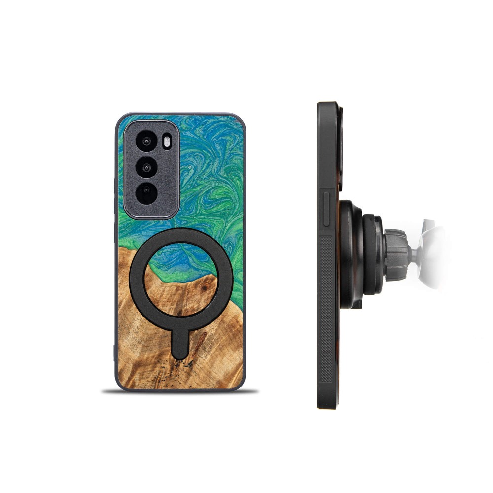 Bewood Resin Case for Oppo Reno 12 Pro 5G - Neons - Tokyo with MagSafe (2)