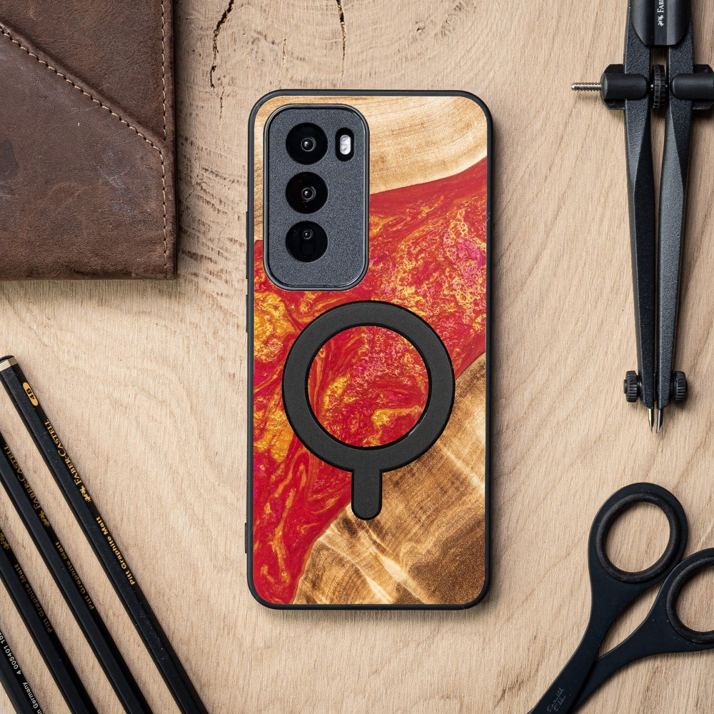 Bewood Resin Case for Oppo Reno 12 5G - Neons - Paris with MagSafe (3)