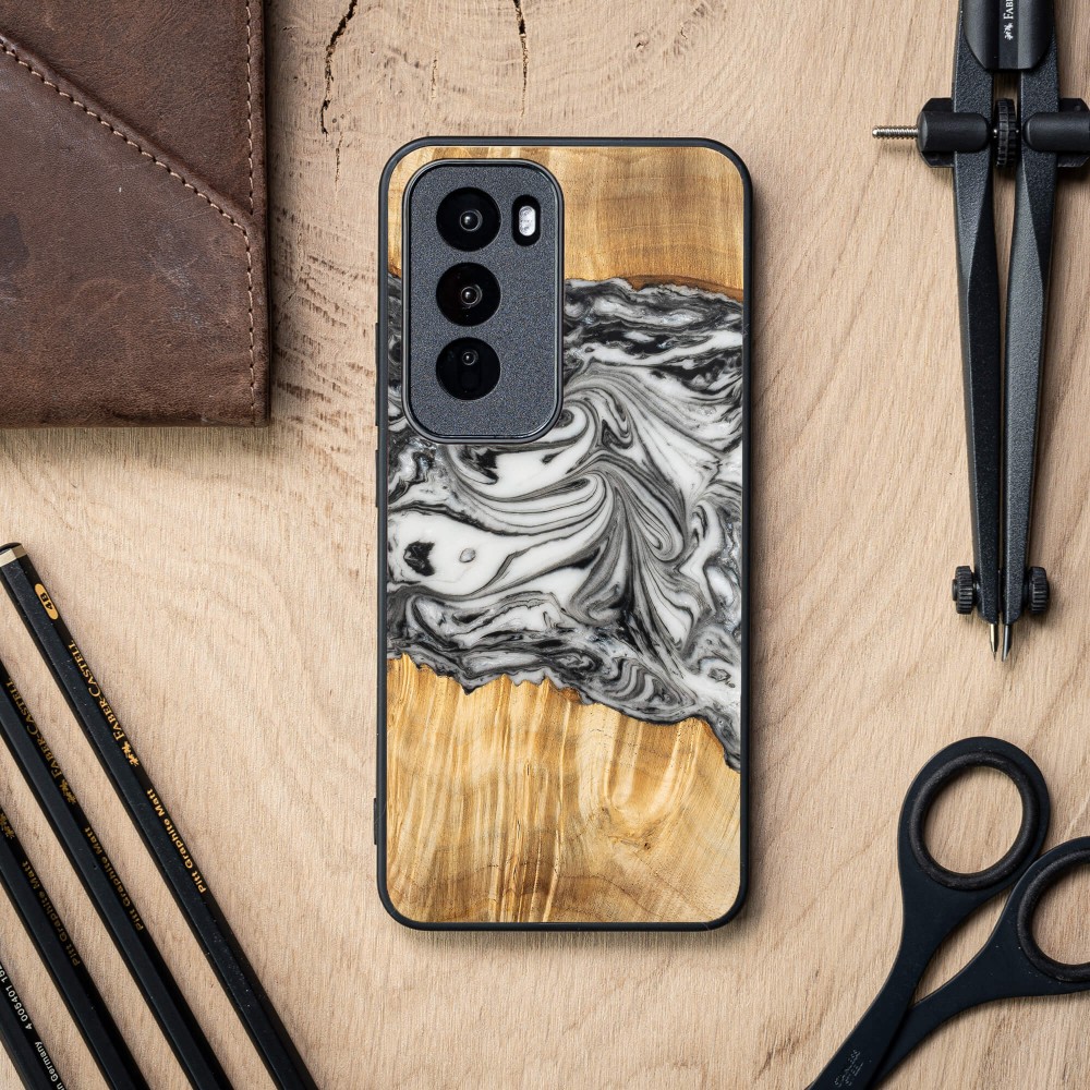 Bewood Resin Case for Oppo Reno 12 5G - 4 Elements - Earth (2)