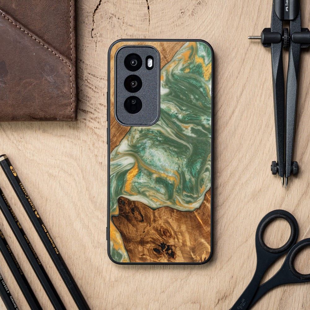 Bewood Resin Case for Oppo Reno 12 5G - 4 Elements - Water (2)