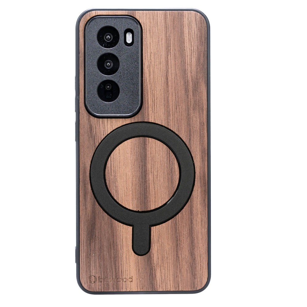 Oppo Reno 12 Pro 5G American Walnut Bewood Wood Case with MagSafe (1)