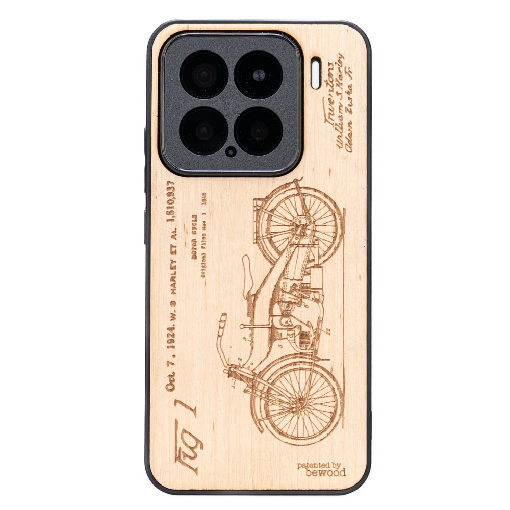 Drewniane Etui Bewood do Xiaomi 15  HARLEY PATENT ANIEGRE (1)