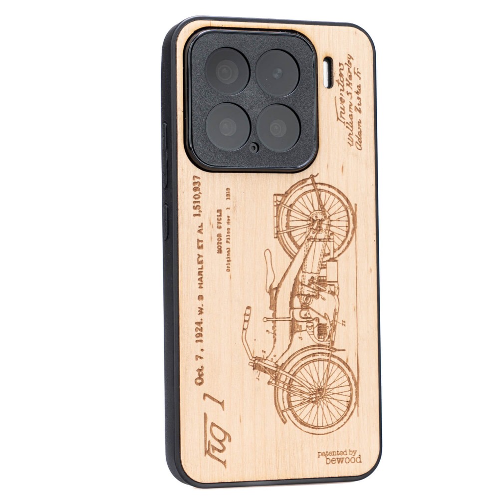 Drewniane Etui Bewood do Xiaomi 15  HARLEY PATENT ANIEGRE (2)