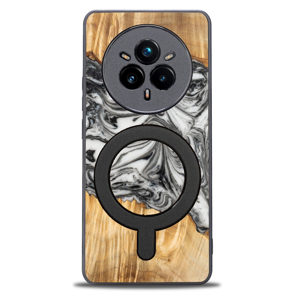 Bewood Resin Case for Realme 14 Pro 5G - 4 Elements - Earth with MagSafe (1)